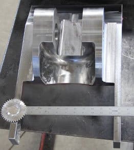 5 Axis Machined Construction Equipment Wedge